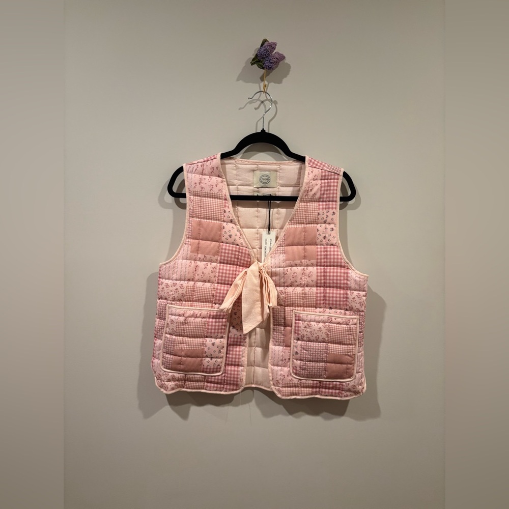 Stoosh Pink Quilted Vest